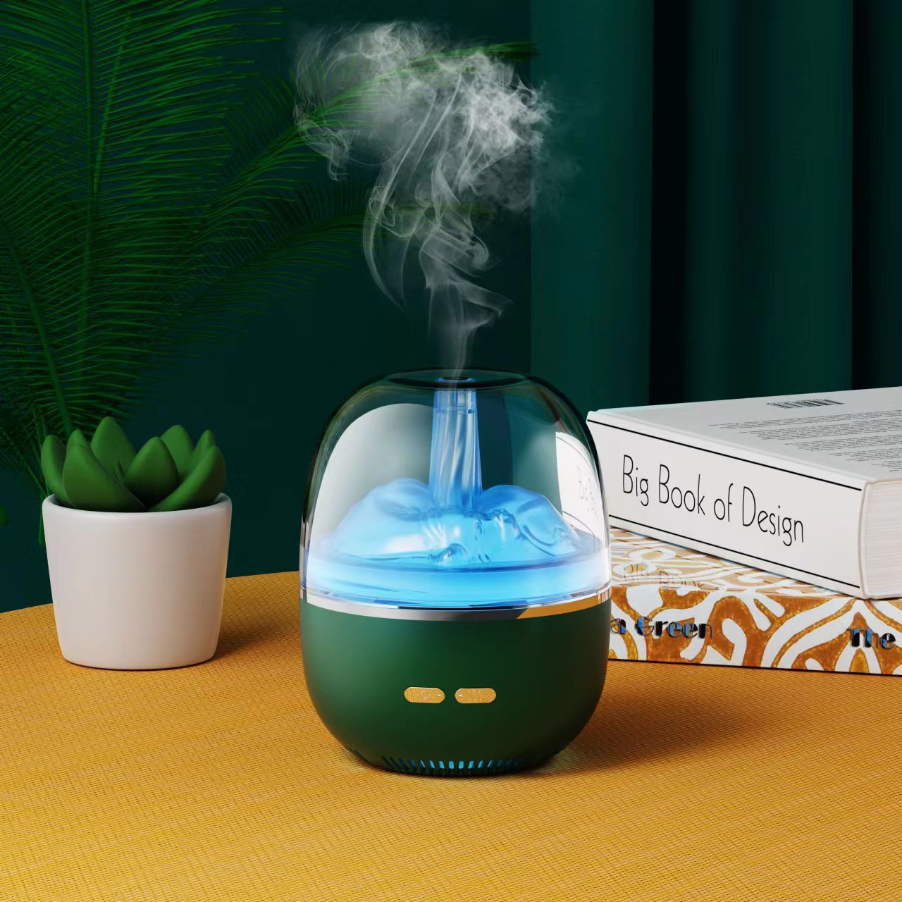 Humidificateur coloré, aromathérapie, lampe brouillard