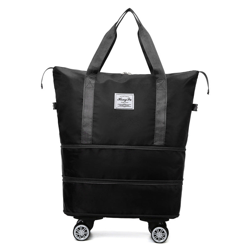 New universal wheel travel bag with double-layer dry and wet separation