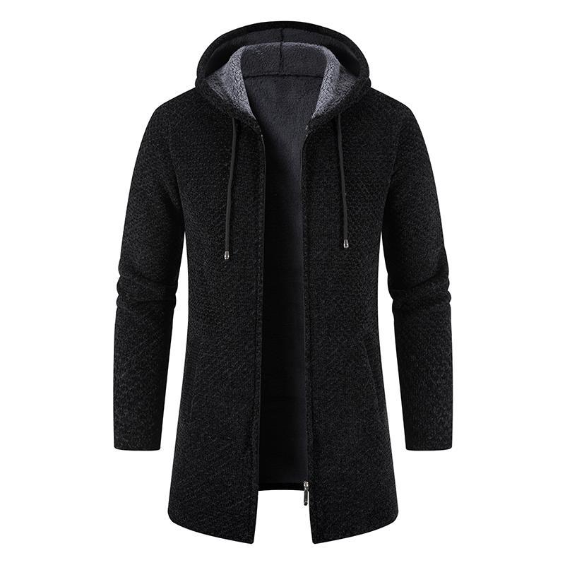 Manteau épais en peluche pour hommes