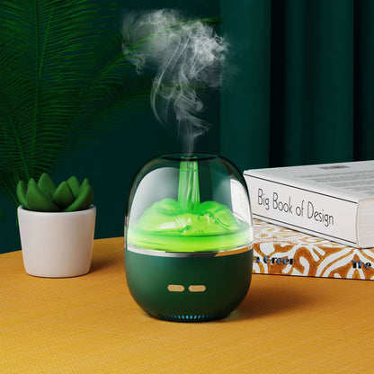 Humidificateur coloré, aromathérapie, lampe brouillard