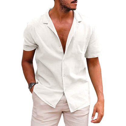 Casual Short Sleeve Beach Shirt