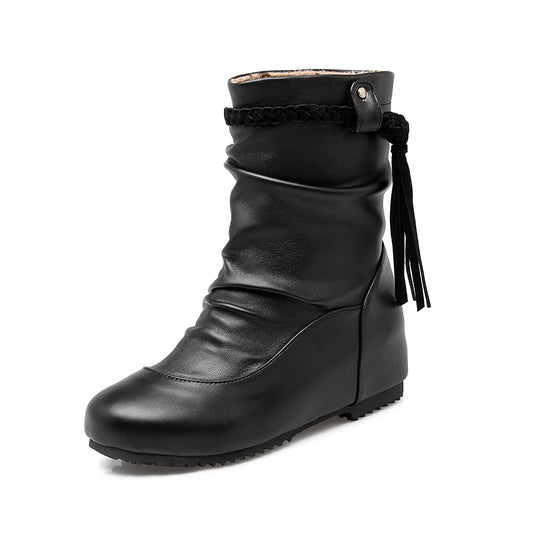 Botte femme hauteur automne et hiver