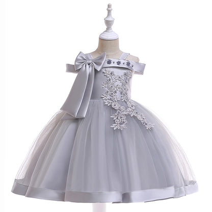 Robe avec nœud pour fille