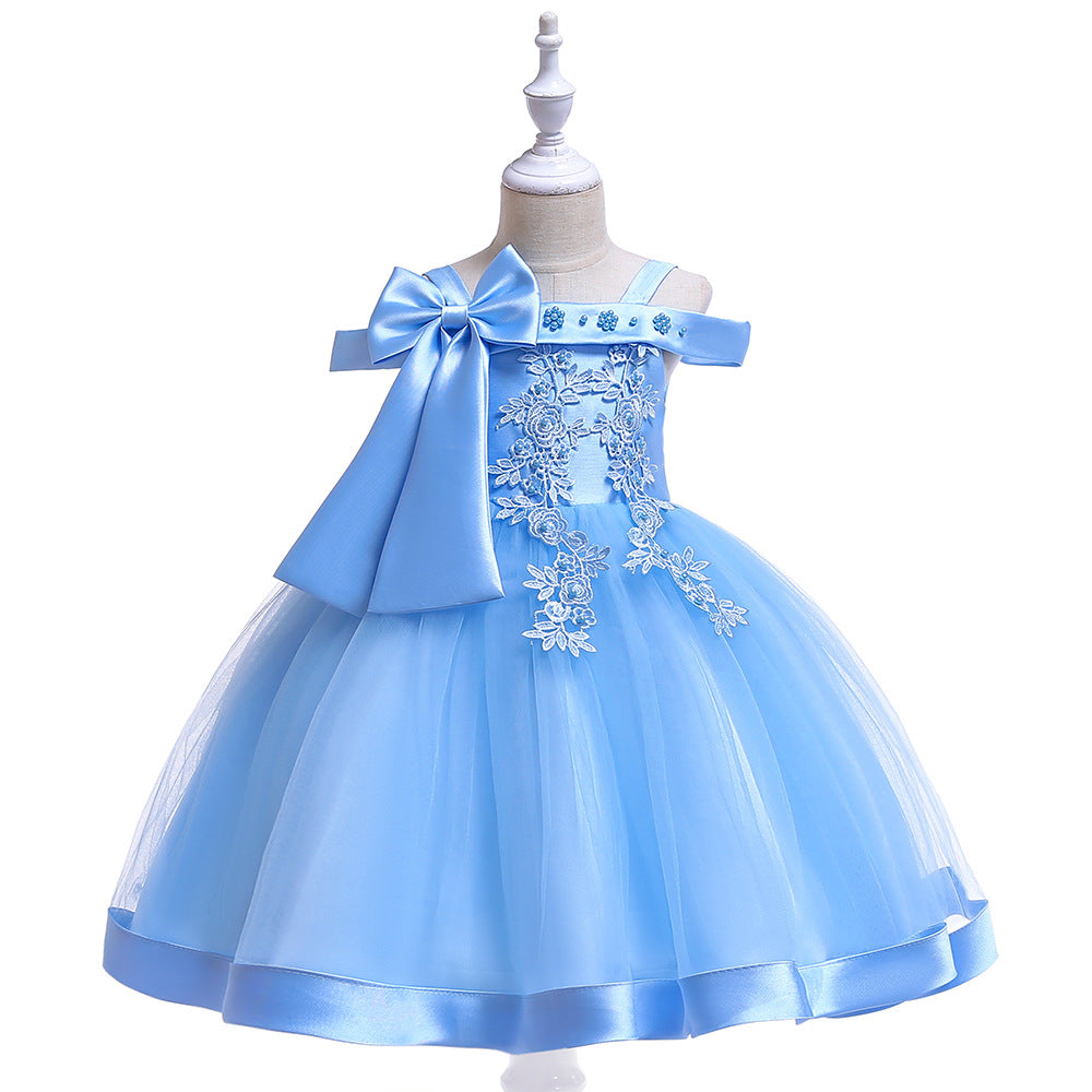 Robe avec nœud pour fille