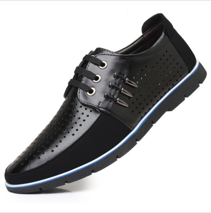 Hommes Chaussures En Cuir, Tête Ronde