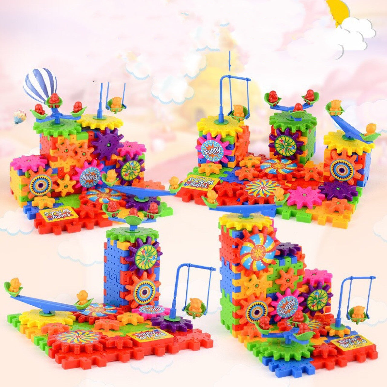 kits de construction de puzzle 3D, Jouets  Éducatifs pour les Enfants