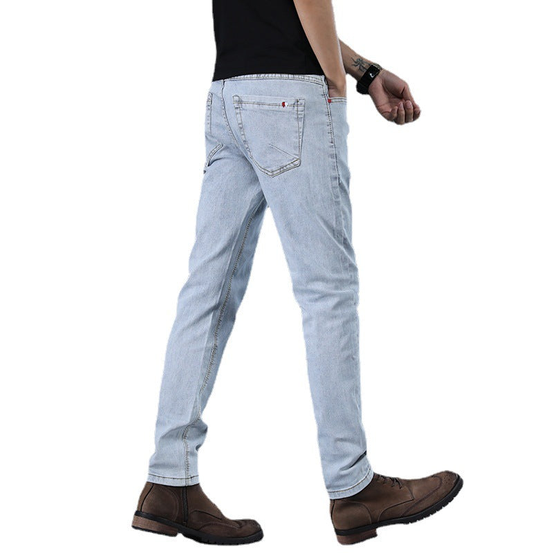 Jeans droit, Mode Casual Confortable Stretch Pour Homme