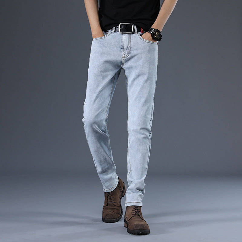 Jeans droit, Mode Casual Confortable Stretch Pour Homme