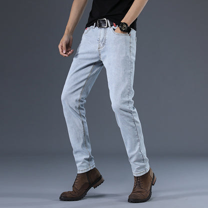 Jeans droit, Mode Casual Confortable Stretch Pour Homme