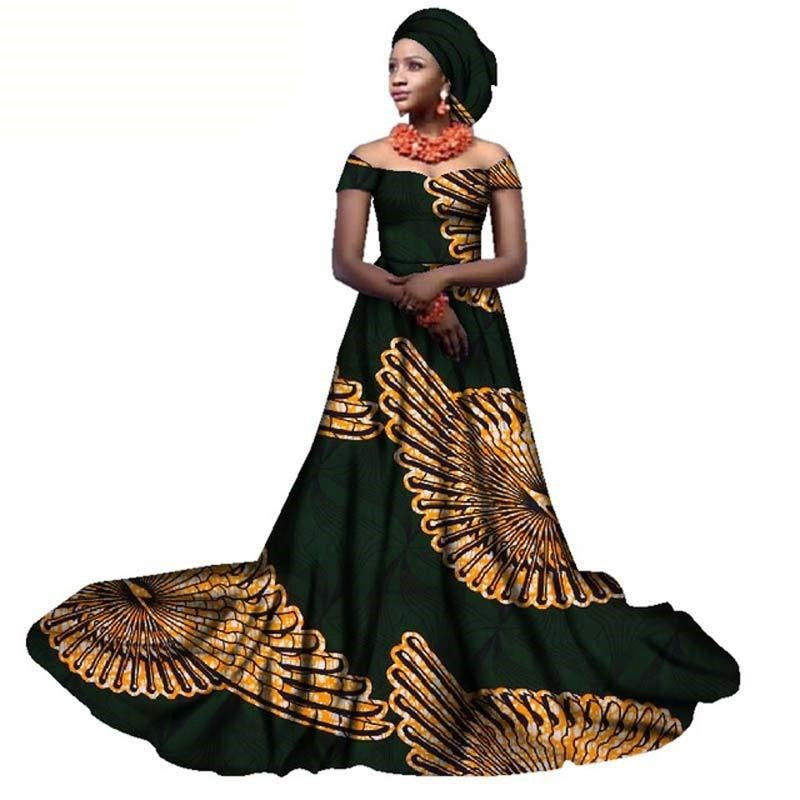 Ladies Cotton Dresses in African loincloths, Rich Dresses