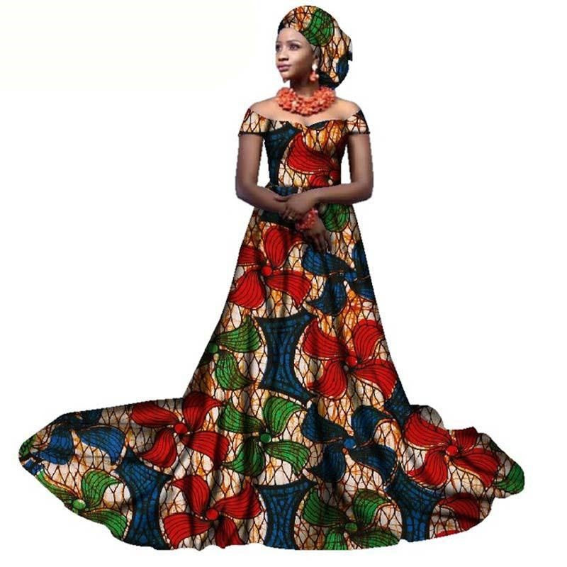 Ladies Cotton Dresses in African loincloths, Rich Dresses