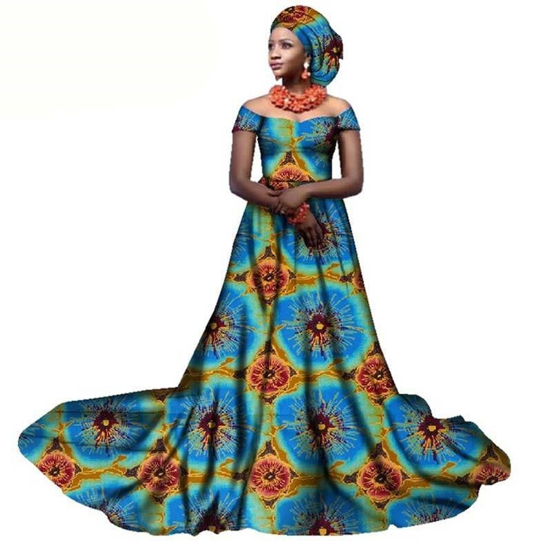 Ladies Cotton Dresses in African loincloths, Rich Dresses