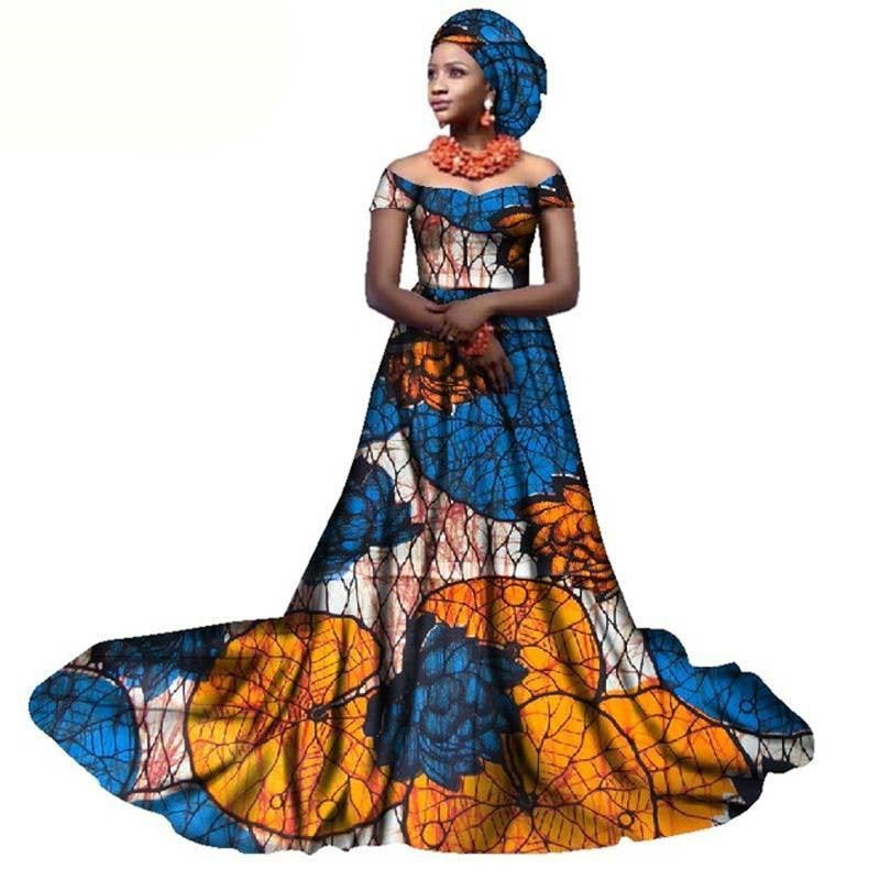 Ladies Cotton Dresses in African loincloths, Rich Dresses