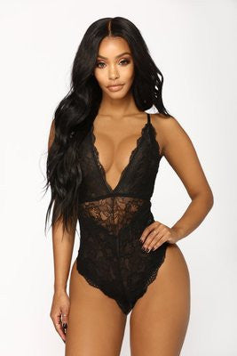 Lingerie érotique Sexy à lacet, une pièce pour femmes