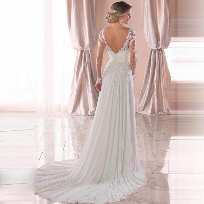 Robe de mariée sexy dos nu