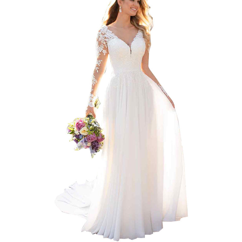 Robe de mariée sexy dos nu