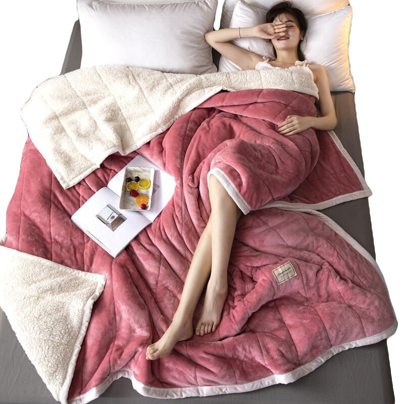 Couette D'hiver De Luxe Solide, Super Douce & Chaud