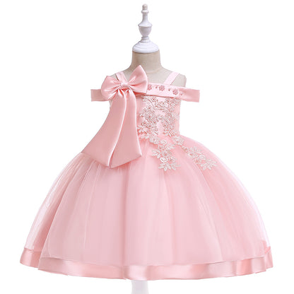 Robe avec nœud pour fille