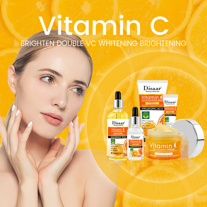 Kit de soins de la peau à la vitamine C hydratant et éclaircissant