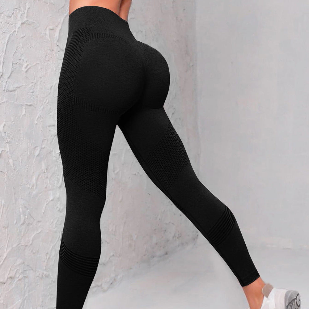 Legging de yoga taille haute sans couture pour femme