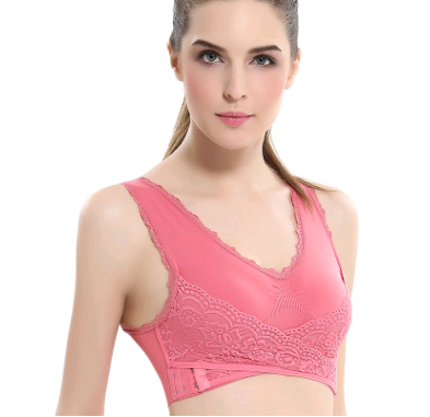 Soutien-gorge côté boucle sans jantes, gilet-type de sport