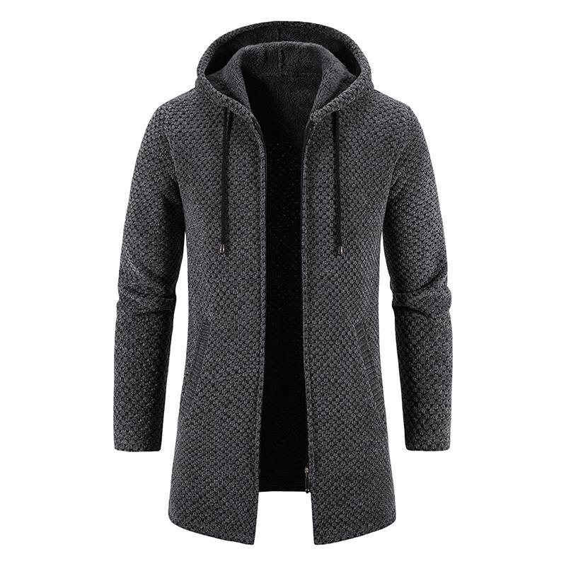 Manteau épais en peluche pour hommes