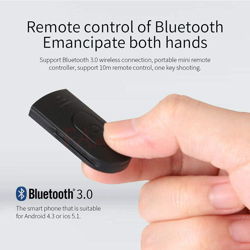 Triangle Support avec un bluetooth selfie artefact 3en1