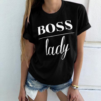 T-shirt Mode d'été Femmes Casual