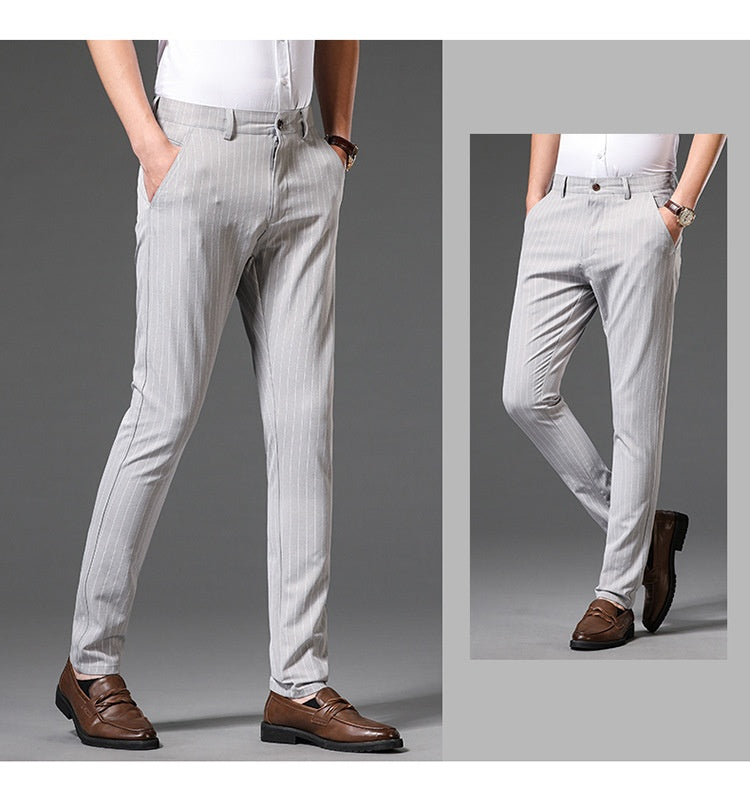 Pantalon droit ample pour homme