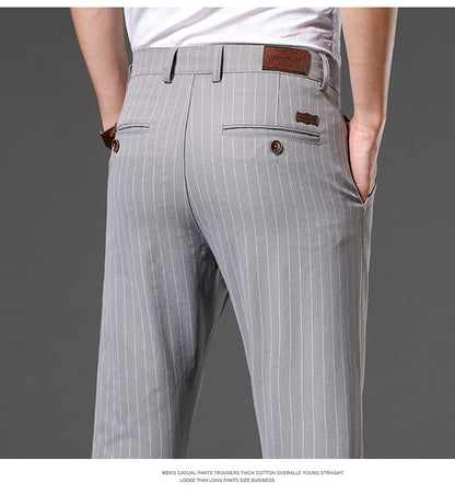 Pantalon droit ample pour homme