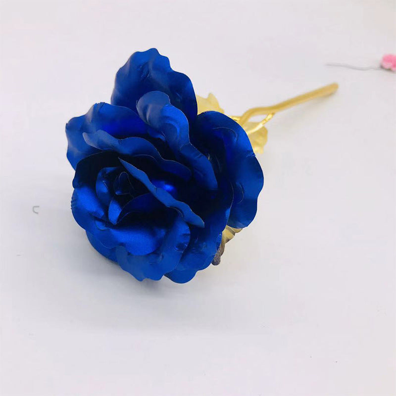 Roses 24K Lumineuses, Couleur Or