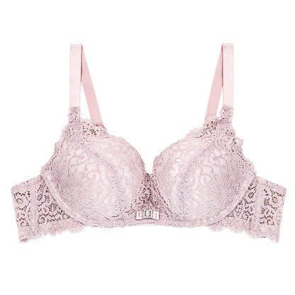 Soutien-gorge réglable princesse en dentelle, bonnet épais, réglable