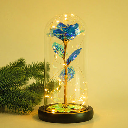 Rose Fleur En Verre LED Lumière De Noël Décoration