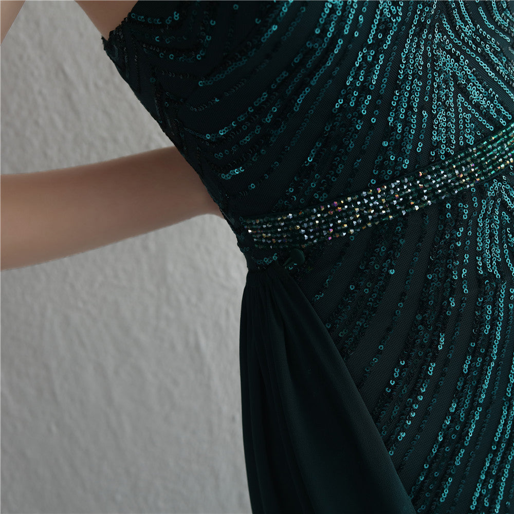 Robe à paillettes en mousseline