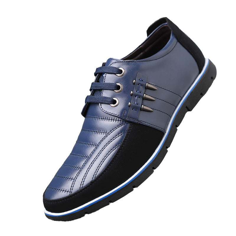 Hommes Chaussures En Cuir, Tête Ronde