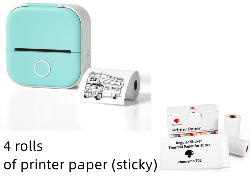 Mini Portable Thermal Label Printer