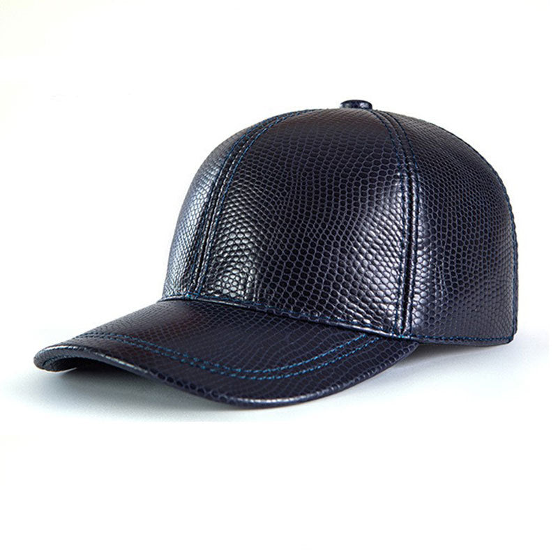 Casquette de baseball en cuir H/F