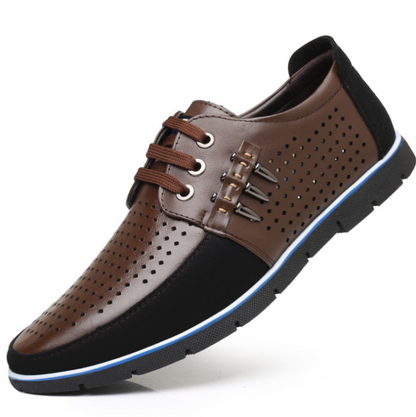 Hommes Chaussures En Cuir, Tête Ronde