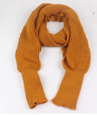 Mixed Cashmere Scarf Sweater