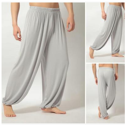 Pantalon de yoga bohème en coton H/F