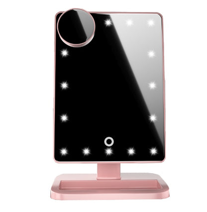 Miroir écran tactile 20 LED 10X Grossissant