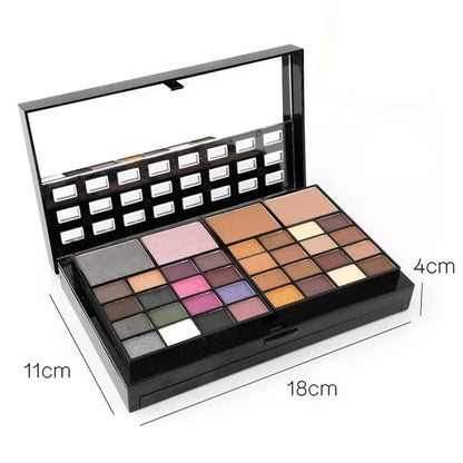 74 Colors Eye Shadow, Lip Gloss, High Gloss Blush