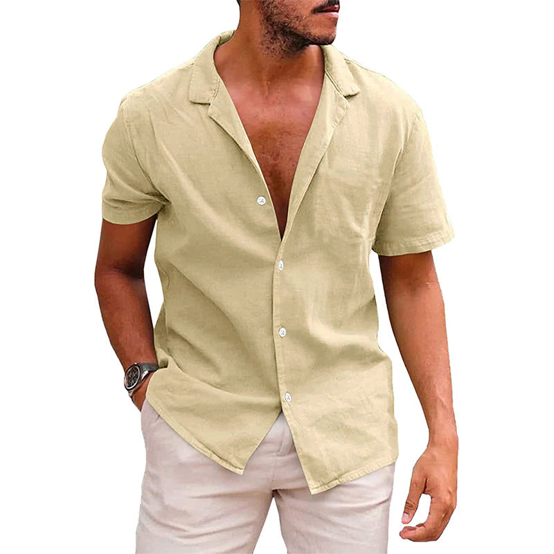 Casual Short Sleeve Beach Shirt