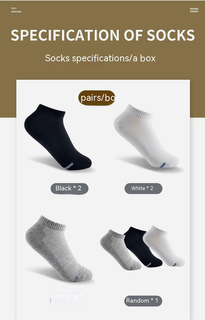 Chaussettes en coton anti-bactérien absorbant la transpiration