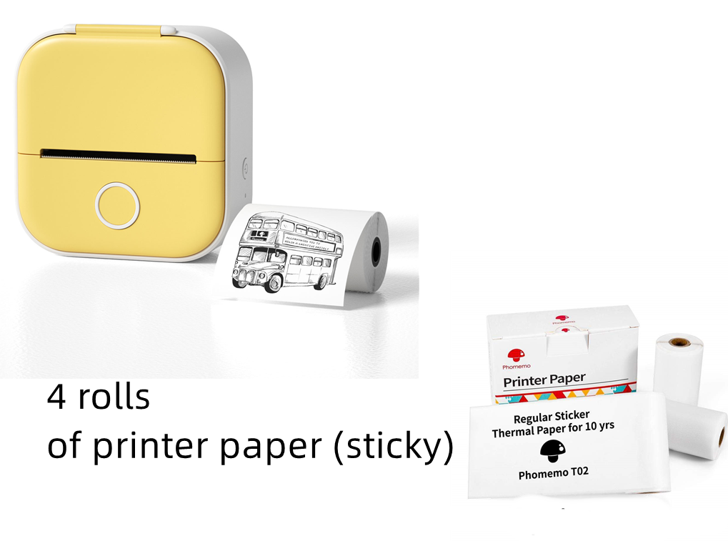 Mini Portable Thermal Label Printer