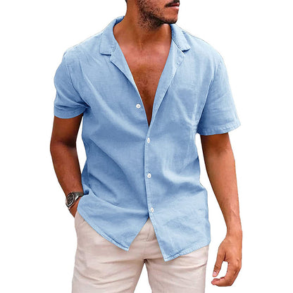 Casual Short Sleeve Beach Shirt