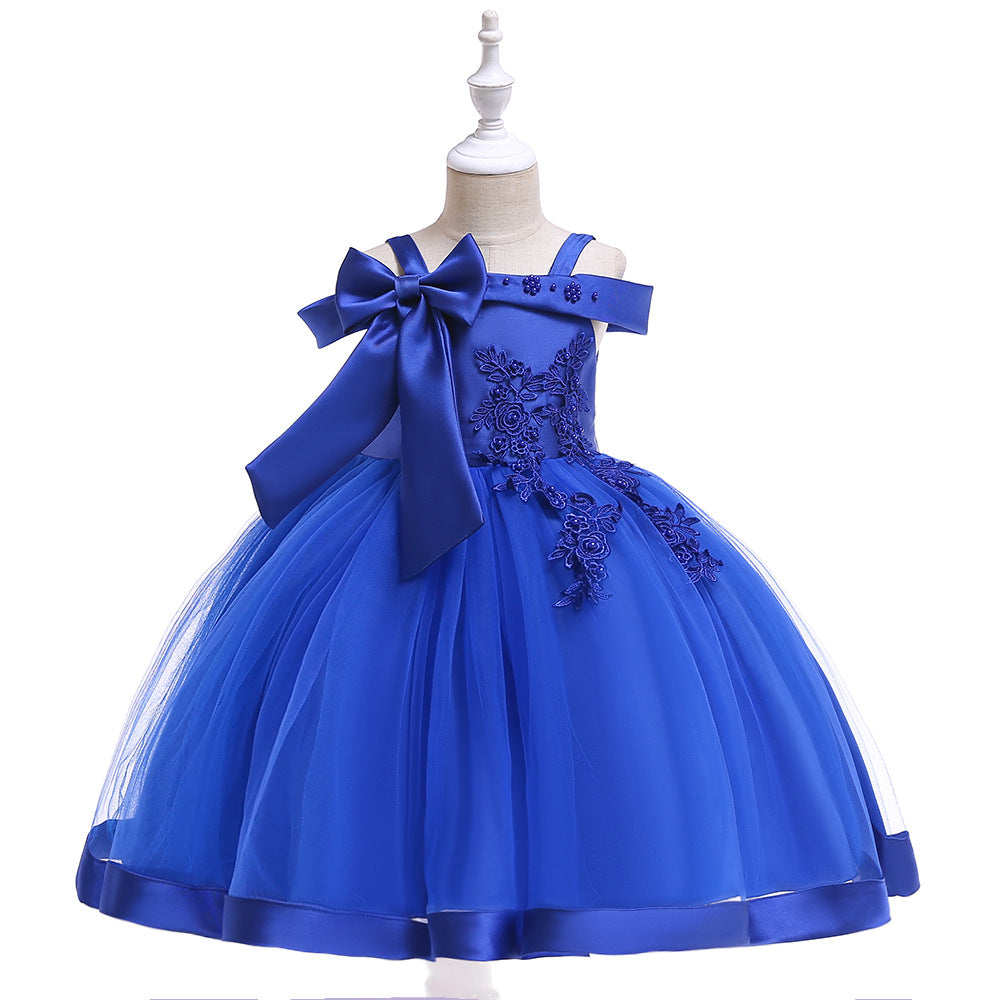 Robe avec nœud pour fille