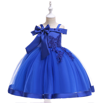 Robe avec nœud pour fille