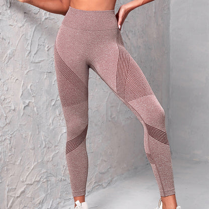 Legging de yoga taille haute sans couture pour femme