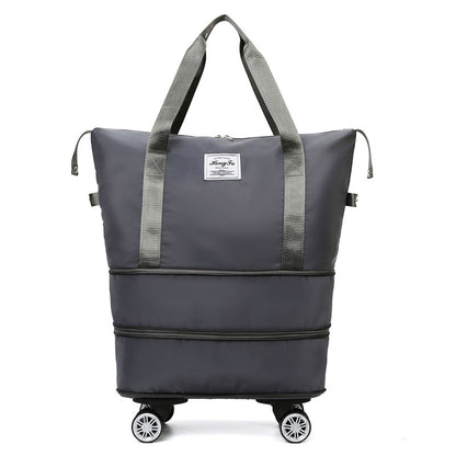 New universal wheel travel bag with double-layer dry and wet separation